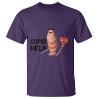 Marcus The Worm Valentine Meme T Shirt Cupid Help - Wonder Print Shop