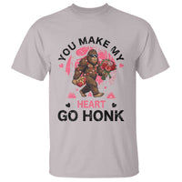 You Make My Heart Go Honk T Shirt Funny Bigfoot Valentine Meme - Wonder Print Shop