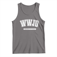 Funny Christian Tank Top WWJD Probably Flip Tables - Wonder Print Shop