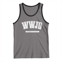 Funny Christian Tank Top WWJD Probably Flip Tables - Wonder Print Shop