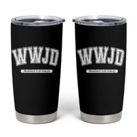 Funny Christian Tumbler Cup WWJD Probably Flip Tables - Wonder Print Shop