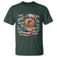 Burnt Peanut Goop T Shirt Patriotic American Flag - Wonder Print Shop