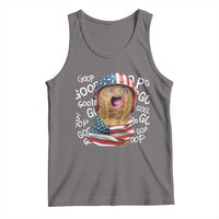 Burnt Peanut Goop Tank Top Patriotic American Flag - Wonder Print Shop