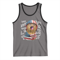 Burnt Peanut Goop Tank Top Patriotic American Flag - Wonder Print Shop