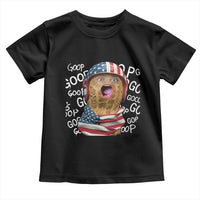 Burnt Peanut Goop Toddler T Shirt Patriotic American Flag - Wonder Print Shop