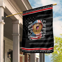 Burnt Peanut Goop Garden Flag Patriotic American Flag