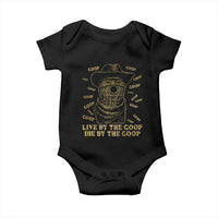 Funny Burnt Peanut Baby Onesie Live by The Goop Die by The Goop - Wonder Print Shop