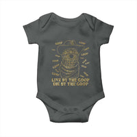 Funny Burnt Peanut Baby Onesie Live by The Goop Die by The Goop - Wonder Print Shop