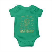 Funny Burnt Peanut Baby Onesie Live by The Goop Die by The Goop - Wonder Print Shop