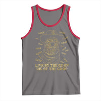 Funny Burnt Peanut Tank Top Live by The Goop Die by The Goop - Wonder Print Shop