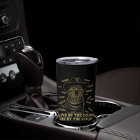 Funny Burnt Peanut Tumbler Cup Live by The Goop Die by The Goop - Wonder Print Shop