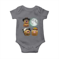 Funny Burnt Peanut Howling at the Moon Baby Onesie - Wonder Print Shop