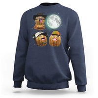 Funny Burnt Peanut Howling at the Moon Sweatshirt - Wonder Print Shop