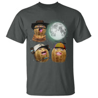 Funny Burnt Peanut Howling at the Moon T Shirt - Wonder Print Shop