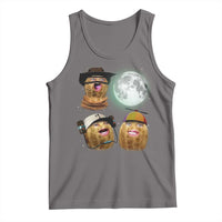 Funny Burnt Peanut Howling at the Moon Tank Top - Wonder Print Shop