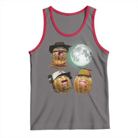 Funny Burnt Peanut Howling at the Moon Tank Top - Wonder Print Shop