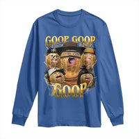 Funny Burnt Peanut Goop Long Sleeve Shirt Bungulato 90s Bootleg - Wonder Print Shop