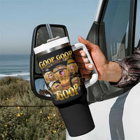 Funny Burnt Peanut Goop Tumbler With Handle Bungulato 90s Bootleg - Wonder Print Shop