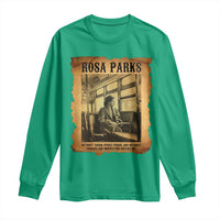 Rosa Parks Quote Long Sleeve Shirt Black Movement Protest - Wonder Print Shop