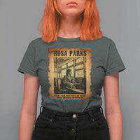 Rosa Parks Quote T Shirt For Women Black Movement Protest - Wonder Print Shop