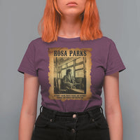 Rosa Parks Quote T Shirt For Women Black Movement Protest - Wonder Print Shop