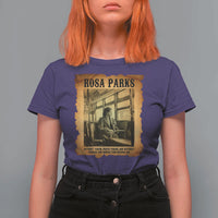 Rosa Parks Quote T Shirt For Women Black Movement Protest - Wonder Print Shop