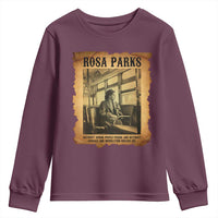 Rosa Parks Quote Youth Sweatshirt Black Movement Protest - Wonder Print Shop