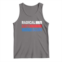 Radical Left Scum Tank Top Sarcastic Political Quote American Flag