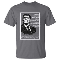 Ronald Reagan Quote T Shirt American Flag US President