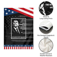 Ronald Reagan Quote Garden Flag American Flag US President