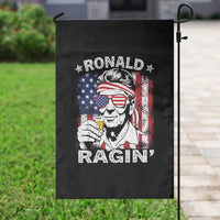 Ronald Reagan Garden Flag 4th of July America Flag Beer