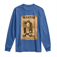 Ronald Reagan Cowboy Retro American President Long Sleeve Shirt Robbing The Poor GIving To Te Rich