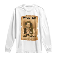 Ronald Reagan Cowboy Retro American President Long Sleeve Shirt Robbing The Poor GIving To Te Rich