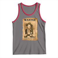 Ronald Reagan Cowboy Retro American President Tank Top Robbing The Poor GIving To Te Rich