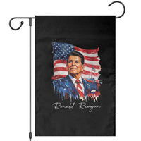 Ronald Regan Patriotic American Flag President Garden Flag