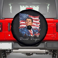 Ronald Regan Patriotic American Flag President Spare Tire Cover