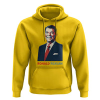 Ronald Regan Hoodie American Flag US President