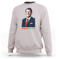 Ronald Regan Sweatshirt American Flag US President