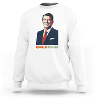 Ronald Regan Sweatshirt American Flag US President