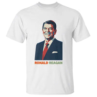 Ronald Regan T Shirt American Flag US President