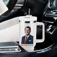 Ronald Regan Tumbler With Handle American Flag US President