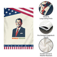 Ronald Reagan Garden Flag American Flag US President