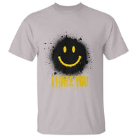 I Hate You T Shirt Funny Smile Face Emoticon Meme