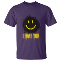 I Hate You T Shirt Funny Smile Face Emoticon Meme