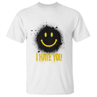 I Hate You T Shirt Funny Smile Face Emoticon Meme