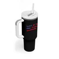 Heated All The Time Rivalry Occasionally Tumbler With Handle Funny Quote Humor