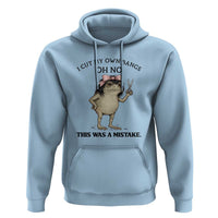 I Cut My Own Bangs Hoodie Funny Frog Meme
