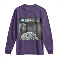 There is Motion at Your Front Door Long Sleeve Shirt Tung Tung Tung Sahur Italian Brainrot Meme