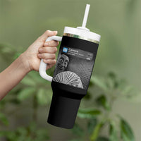 There is Motion at Your Front Door Tumbler With Handle Tung Tung Tung Sahur Italian Brainrot Meme