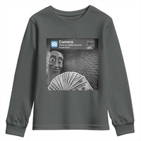 There is Motion at Your Front Door Youth Sweatshirt Tung Tung Tung Sahur Italian Brainrot Meme